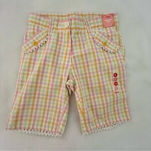Gymboree Sunflower Fields Plaid Shorts